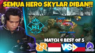 WHAT IS THIS, GUYS? ALL SKYLAR'S HEROES ARE BAN???? MATCH 4 RRQ VS ECHO