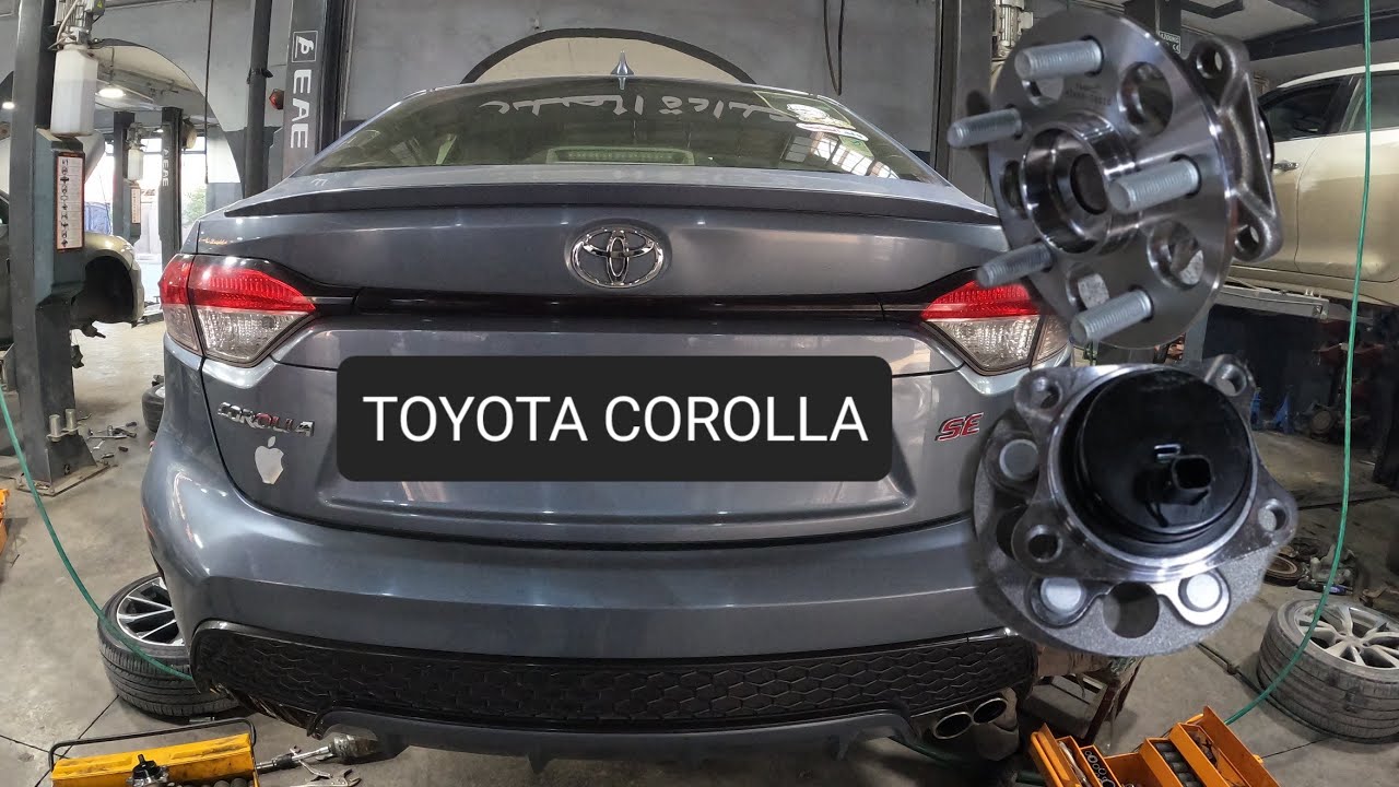 rear wheel hub bearing replacement ... toyota corolla 2019-2023 #toyota ...