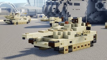 Minecraft M1A2 Abrams Tank SEPv3 Tutorial
