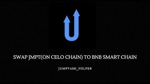 How to swap celo to BnB (smart chain)