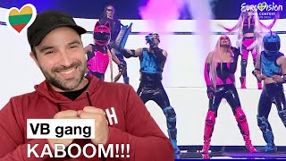 Reaction Vb Gang Kaboom Eurovizija.lt Eurovision 2024 Lithuania