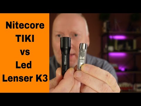 Nitecore TIKI vs Led Lenser K3 review