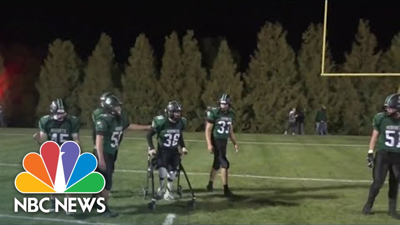 High Schooler With Cerebral Palsy Scores Touchdown At Homecoming Game