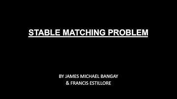 Stable Matching Algorithm