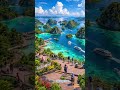 Raja Ampat & Labuan Bako 2040. Kalau kamu mau liburan kemana? #rajaampat #labuanbajo #realitylab