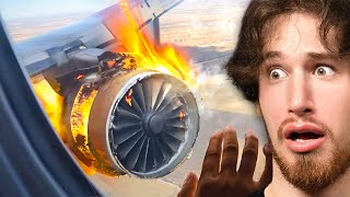 Plane Engine Explodes Mid-Flight...