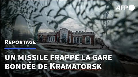 Ukraine Un Missile Frappe La Gare Bondée De Kramatorsk Au Moins 52 Morts AFP Ukraine Un Missile Frappe La Gare Bondée De Kramatorsk Au Moins 52 Morts AFP