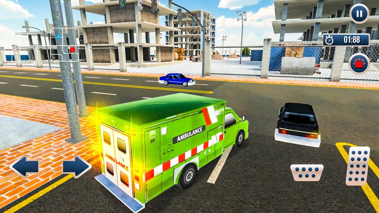 911 Ambulance Emergency Rescue 3D Simulator | Gameplay Android