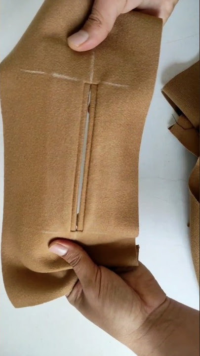 stitching double pocket without waves #shorts #pocket # #tutorial #stitching #sewing #how #easy