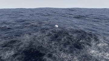 Unreal Engine 4 Physical Ocean Surface: Water Shader with Buoyancy