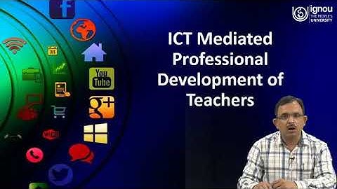 IGNOU Live Session on "ICT Mediated Professional Development of Teachers" for BES-123, BEd Students