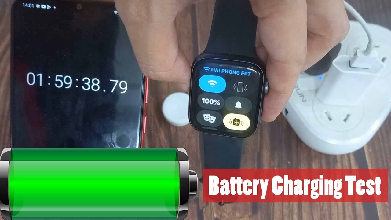 Apple Watch Series 4 Battery Charging Test 0 to 100 YouTube