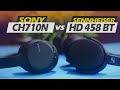 Sony CH710n: Review || Comparison with Sennheiser HD 458BT || Noise Cancellation || 30Hrs Battery