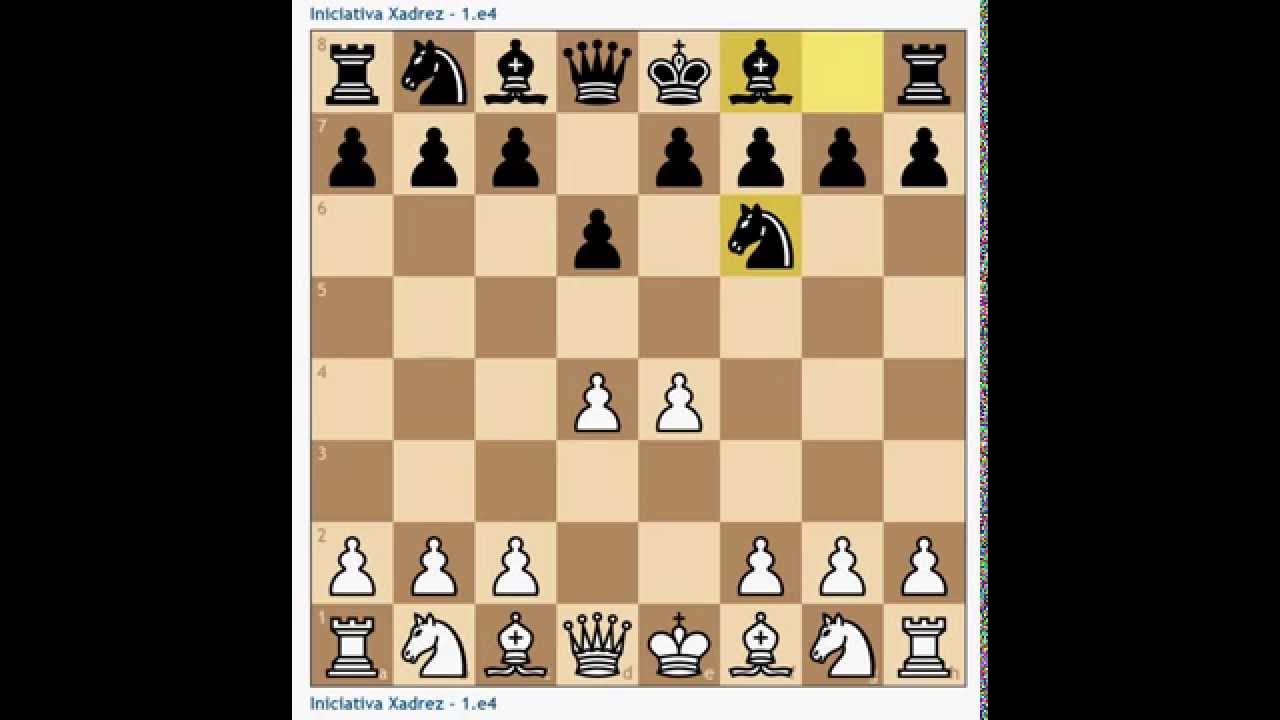 A melhor defesa de pretas contra 1.e4! 
