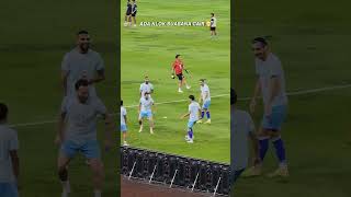 Suasana sesi pemanasan rondo PERSIB cair penuh canda tawa #Shorts