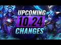 MASSIVE CHANGES: New Buffs & NERFS Coming in PRESEASON Patch 10.24 - League of Legends