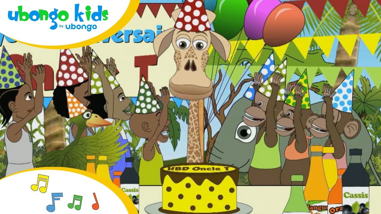 Pisode   19 La Fte de la Girafe  Ubongo Kids  Dessin anim ducatif dAfrique