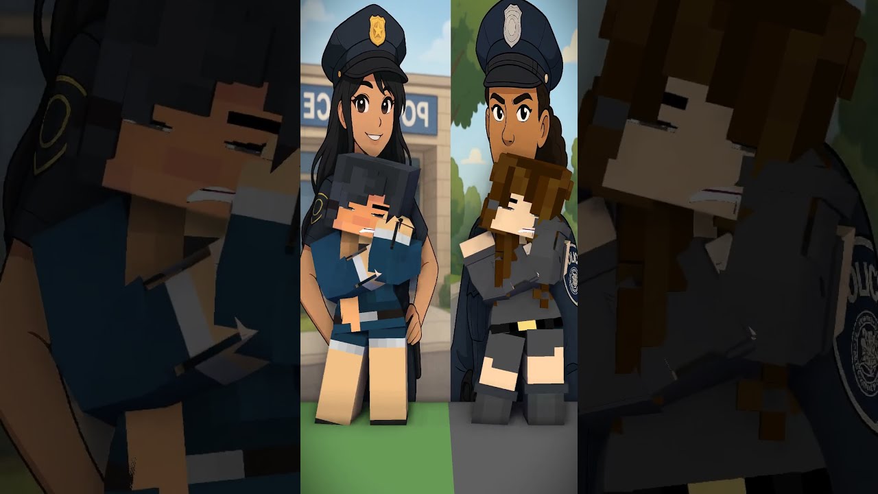 APHMAU POLICE JJ GIRL WHO WOULD YOU CHOOSE Minecraft Minecraftshorts