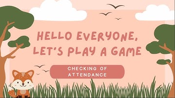 Sample roll call/energizer #titserco