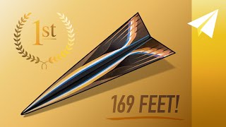 TOURNAMENT CHAMPION — How to Make the BEST Paper Airplane for Distance — Over 150 Feet — Alkonost by Foldable Flight 153,823 views 1 year ago 14 minutes, 16 seconds
