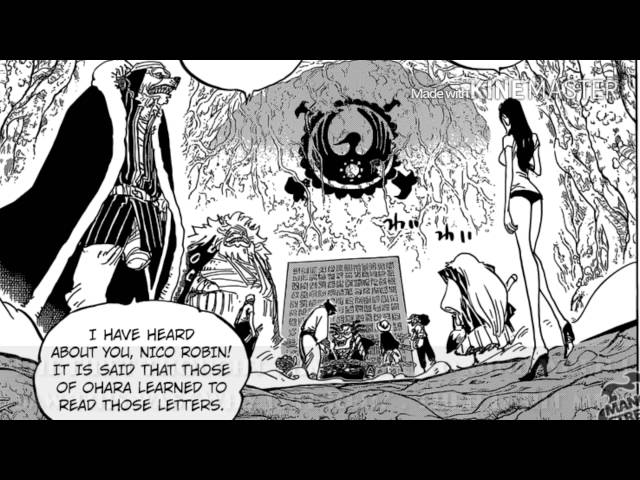 One Piece chapter 817 – A new Poneglyph