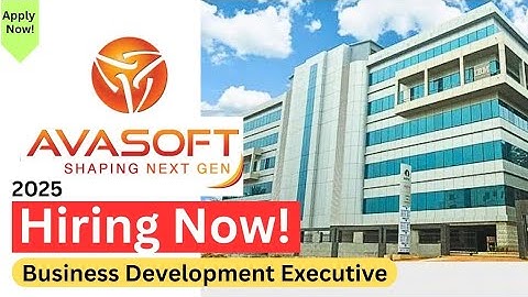 AVASOFT Off Campus Drive | BDE Role | Freshers Eligible | Apply Asap!