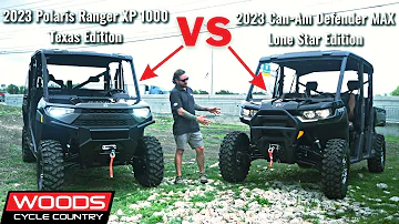 2023 Polaris Ranger XP 1000 (Texas Edition) VS 2023 Can-Am Defender MAX (Lone Star Edition)
