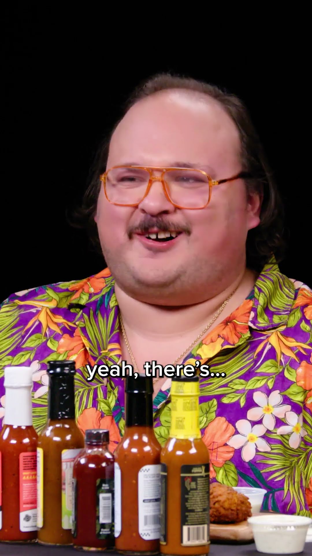 Stavros Halkias bringing 14 sides of ranch to Hot Ones = PRO MOVE ?