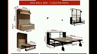 Wall Folding BED / Murphy Bed different types by Marskitchenworld 50 views 2 years ago 31 seconds