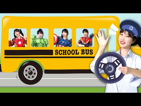 Wheels on the Bus! Superhero Nursery Rhymes For Kids [Yura]