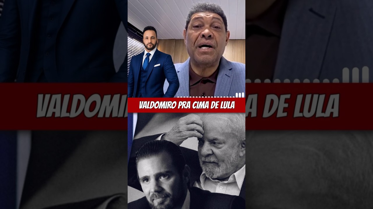 Urgente! Valdomiro Santiago parte pra cima de Lula, o grande Chefão do Escândalo do Banco Master.