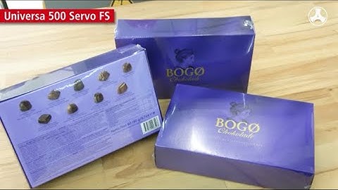 Shrink Wrapping Boxes of Chocolates (Universa 500 Servo High Speed Shrink Wrapper)