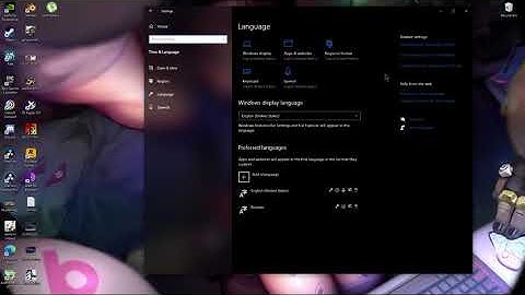 Лишние языки в меню выбора языков Windows 10