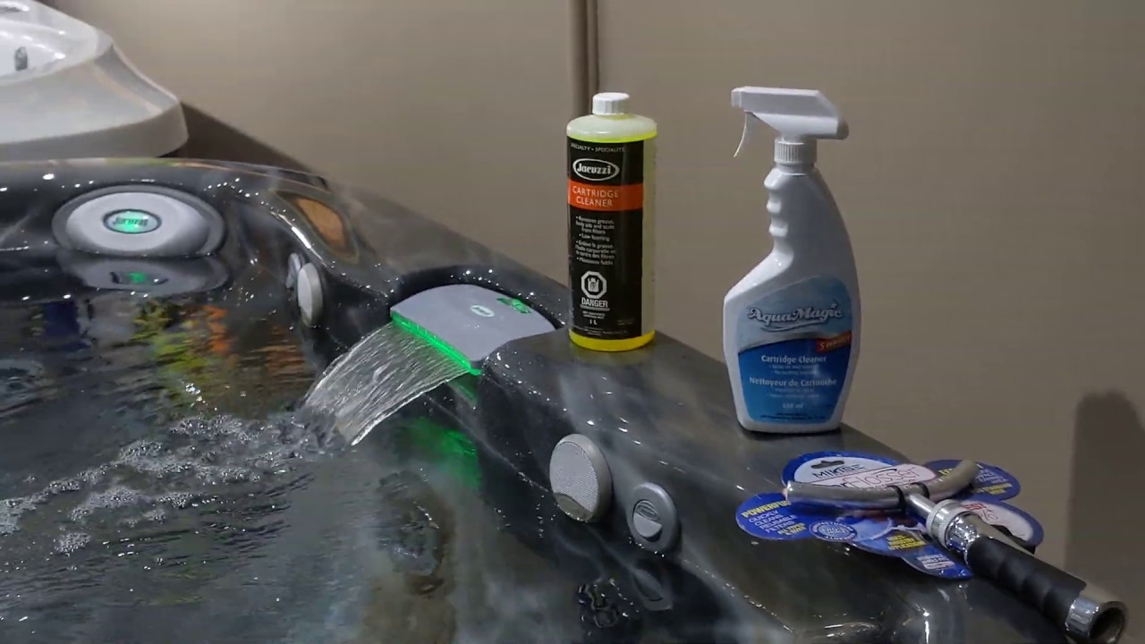 Hot Tub Maintenance Changing the Hot Tub Filter YouTube