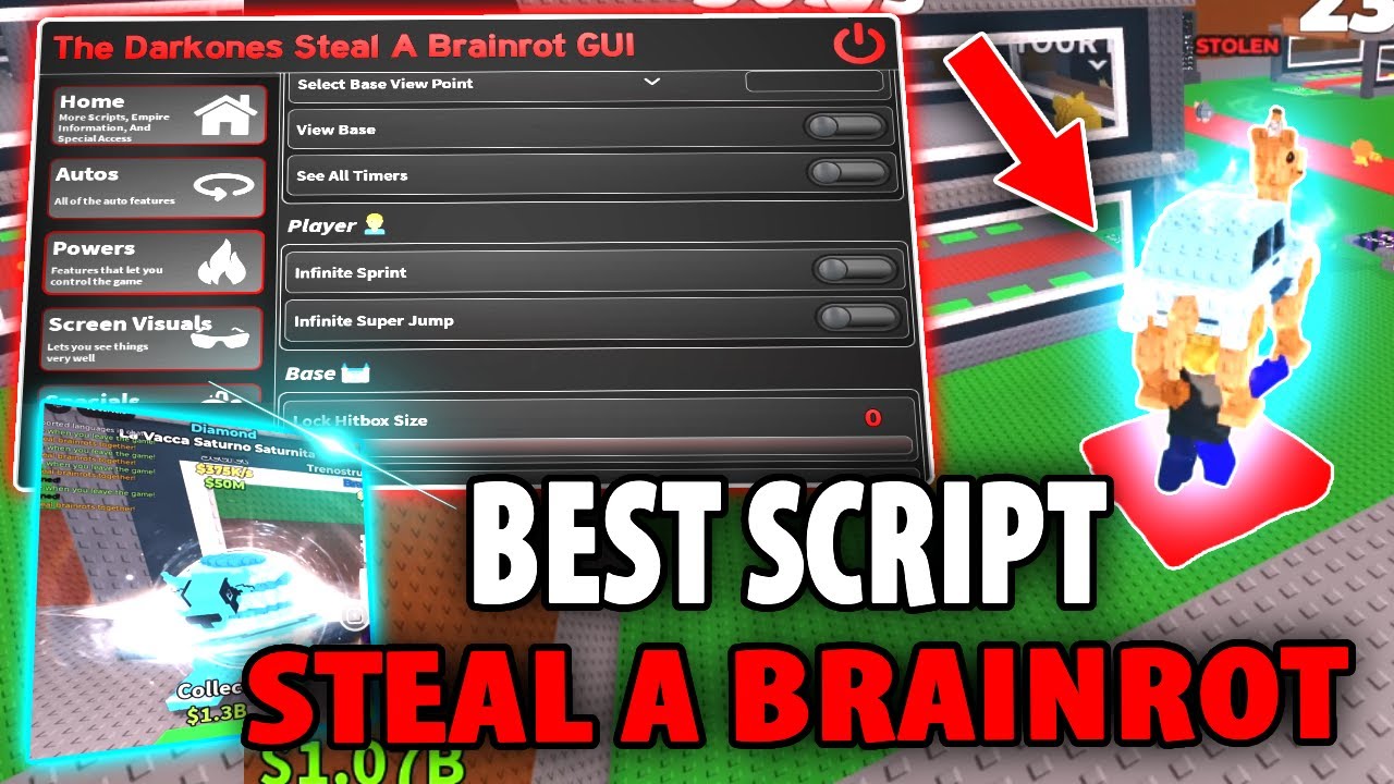 [NEW] Steal A Brainrot Script | PLATFORM JUMP, INSTANT STEAL, SUPER ...
