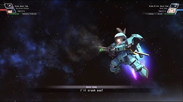 SD Gundam G Generation Cross Rays - Graze Ritter Space Type ~Battle Animations~
