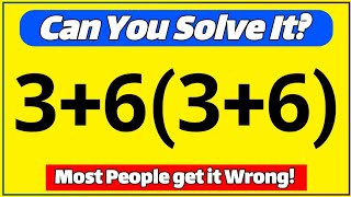 Information This Math Problem Looks Easy… But Almost Everyone Gets It Wrong! Update