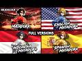 MATADORA In Different Languages Full Versions 