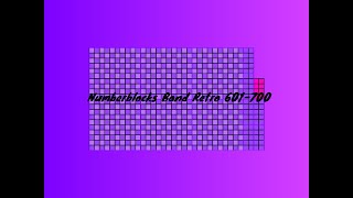 Numberblocks Band Retro 601-700