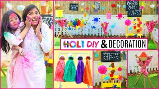 Budget Friendly HOLI DIY & Decoration Ideas | DIYQueen