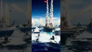 Escalation beyond measure: Submarines #shorts #Submarine #RocketLaunch #WarfareScene #TrendingNow