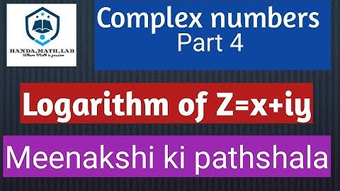 log of complex number||Master Cadre||+1 CBSE|| JEE MAIN