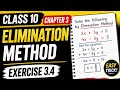🔥Class10 #chapter-3#exercise-3.4#pair of linear equations in two variables