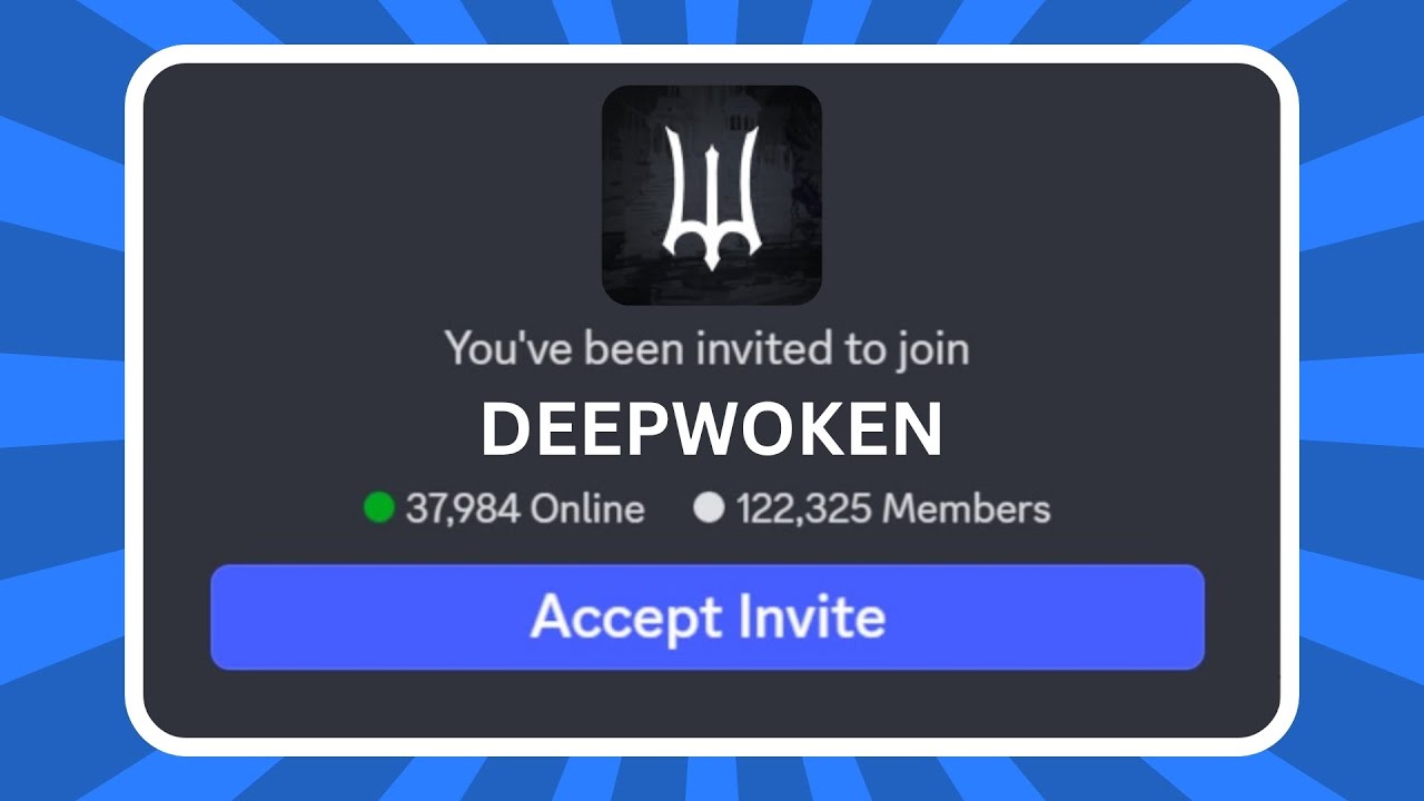 How to Join DEEPWOKEN Discord Server - YouTube