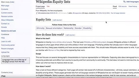 Exploring Equity on Wikipedia | #Wikimania2023