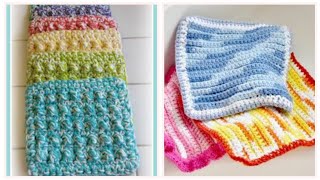 Most Demanding Beautiful Attractive Crochet Hand Made Knitting Dishcloths Free Pattern