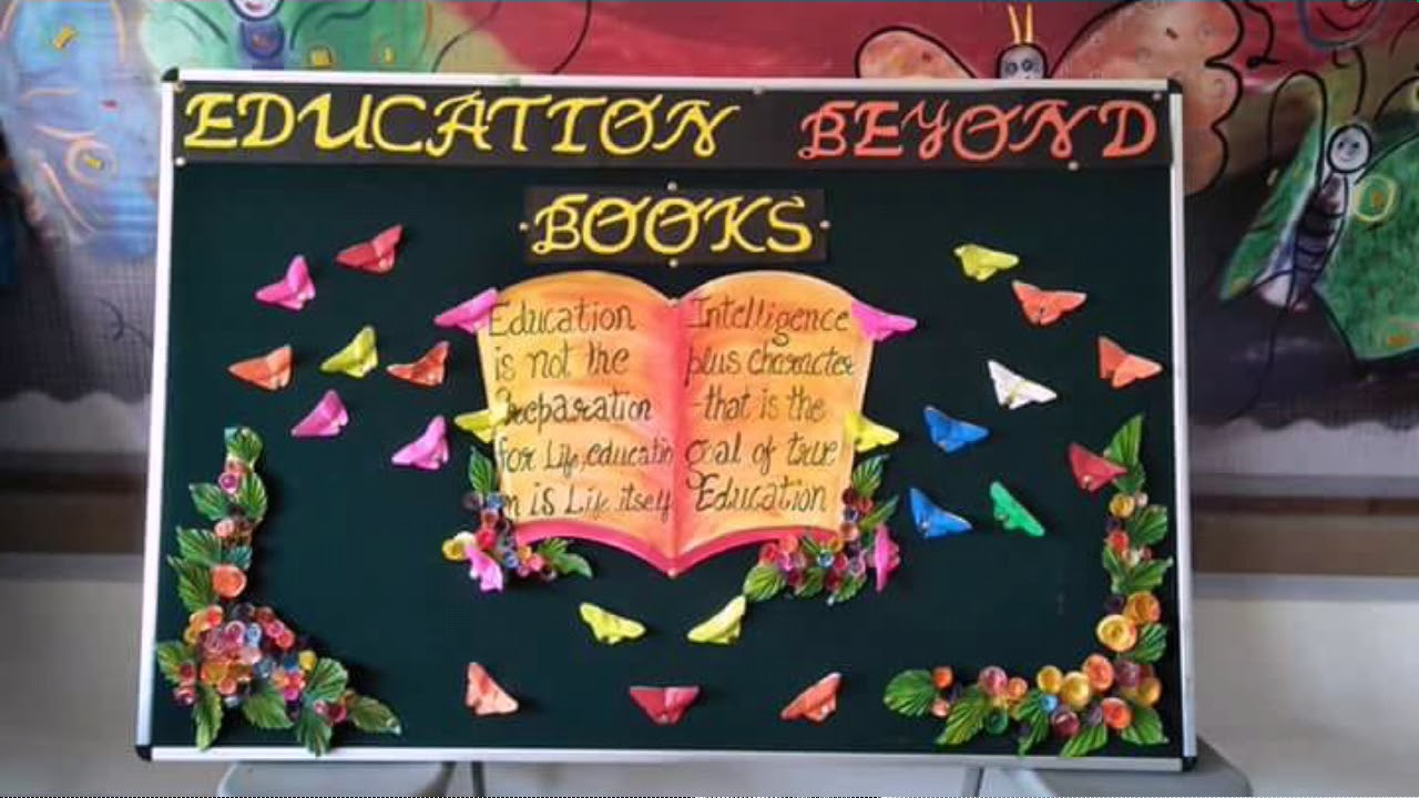 Display board designer border decoration ideas for school, home, office