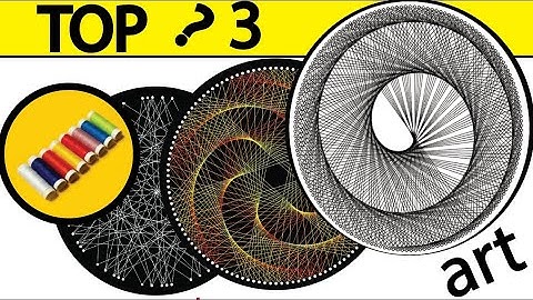 How To Make 3 Types Of String Art Pattern / art