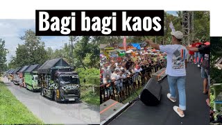 Bagi bagi kaos di atas panggung ‼️ Serunya kopdar LKTC rekk 😍 (Mas izzil project) 