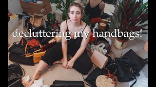 DECLUTTERING MY HANDBAGS BY HALF!